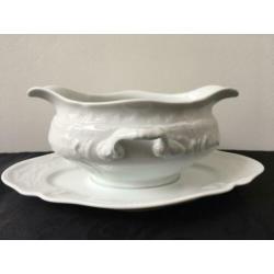 Rosenthal Sanssouci Wit Weiss sauskom juskom | als nieuw