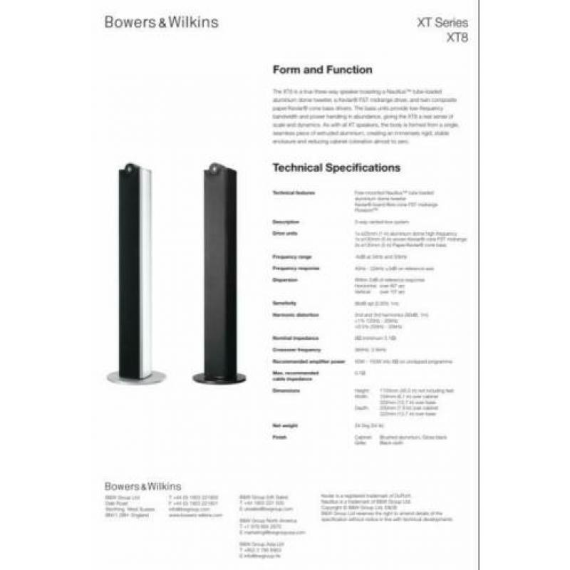 Bower&Wilkins XT8
