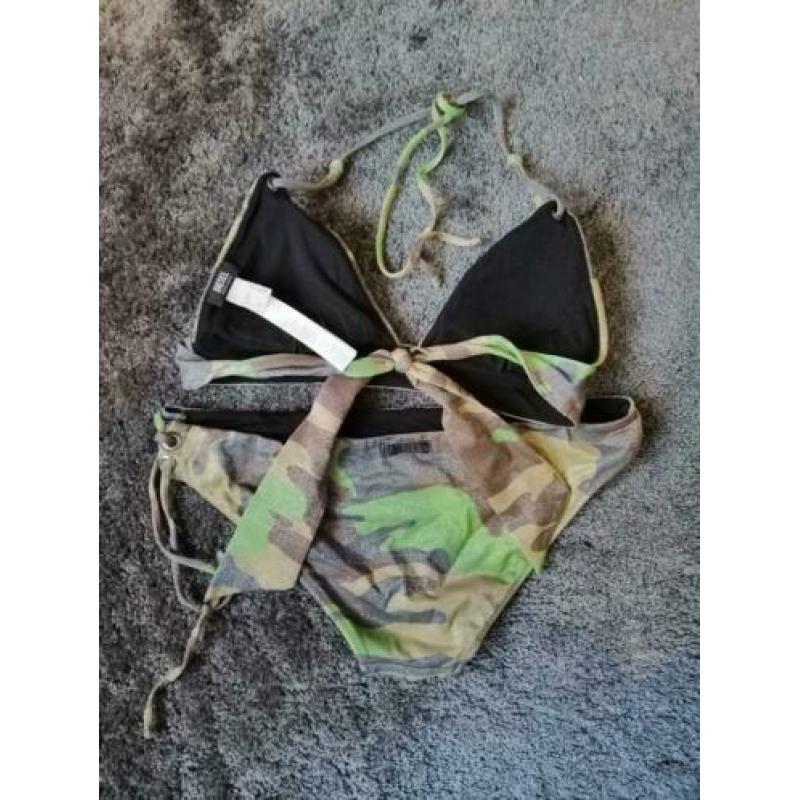 Diesel bikini camouflage/leger, groen