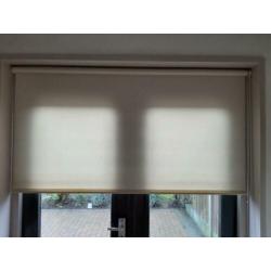 Rolgordijnen 3 st ong,230cm,97cm en 166cm creme/zand