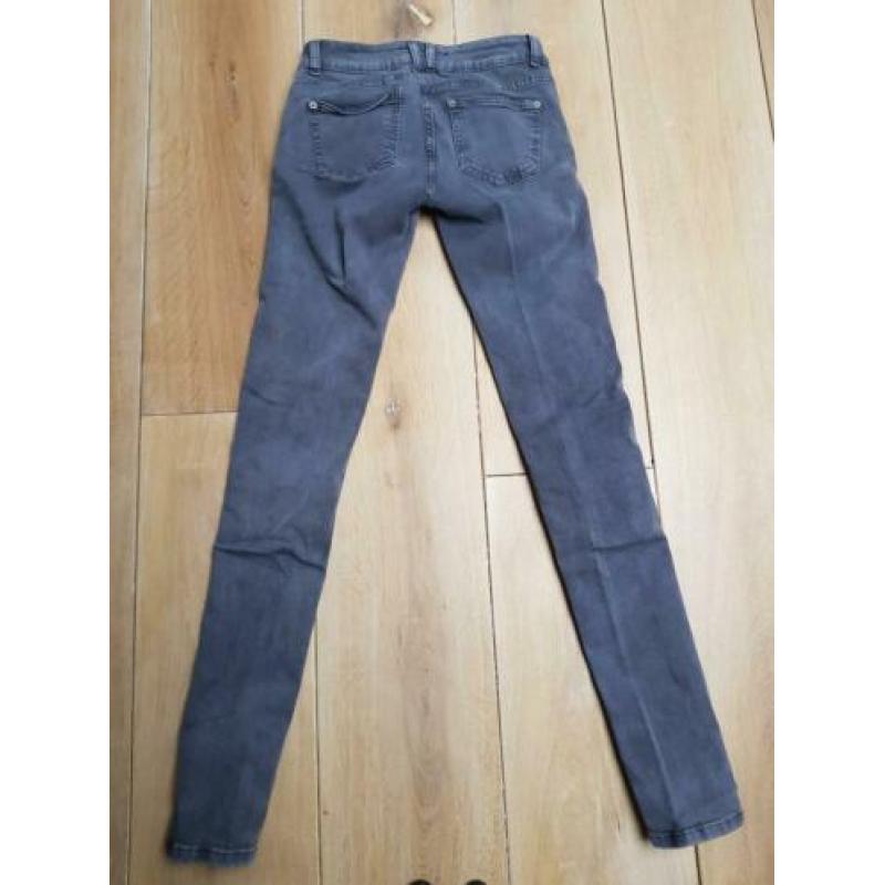 Mooie grijze bikerjeans, Seven Sisters, XS