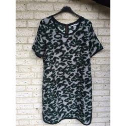 NIEUW! Hippe jurk met print, maat XL, merk Fransa
