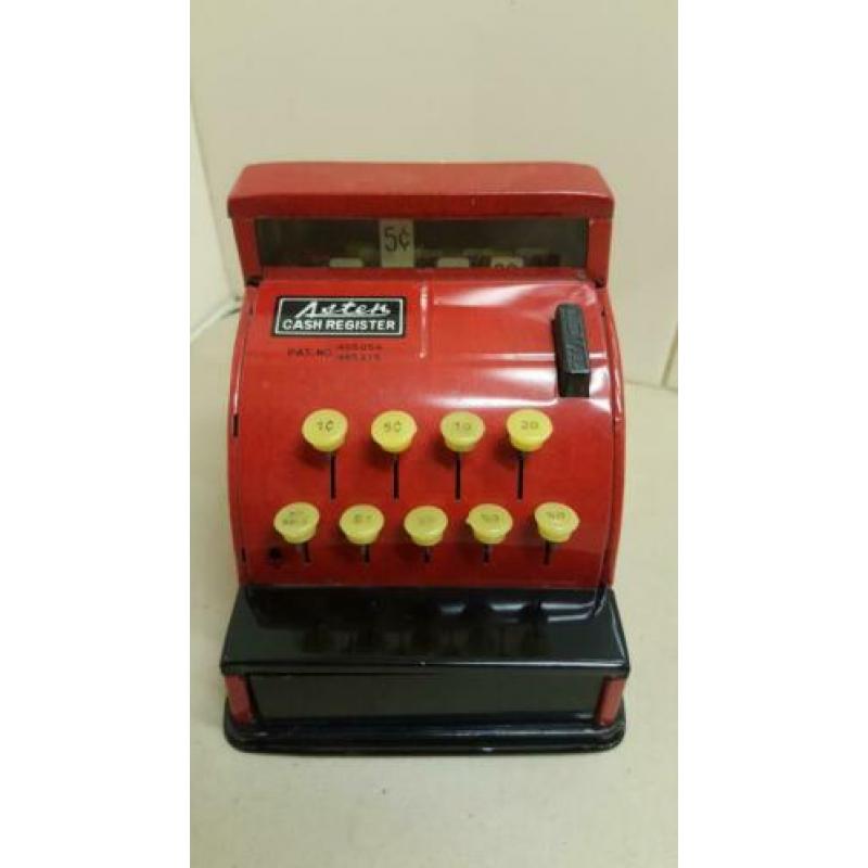 'Blikken Kassa Linemar 1960 Asten Cash Register OKP Japan