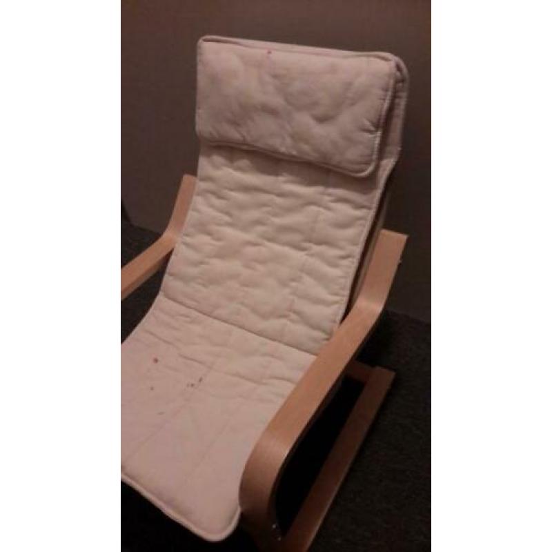 Stoel kinderkamer kinder fauteuil ikea poang