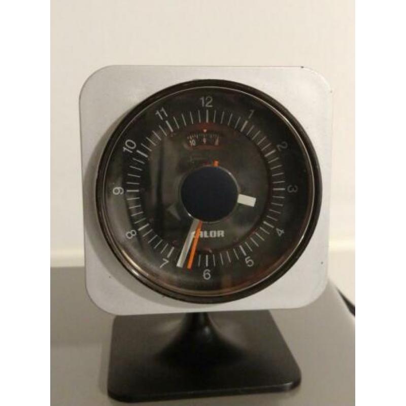 Vintage Calor France electrische bureauklok