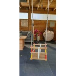 Houten spiegel