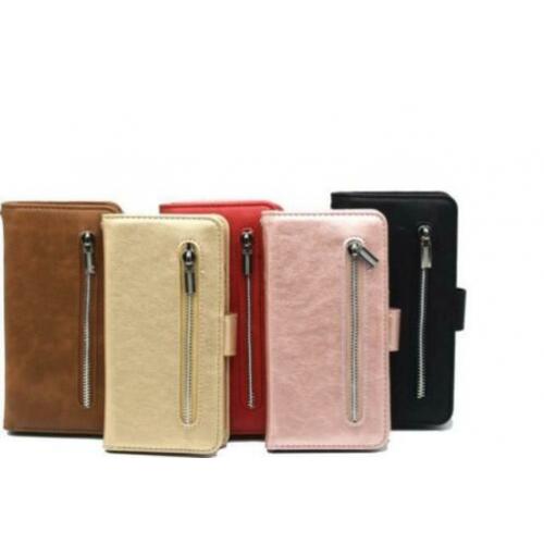 iPhone XS Max / XS / X / XR Portemonnee Hoesje Met Rits