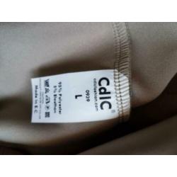 Jas13 - Beige stretch colbert van CREME DE LA CREME maat L (