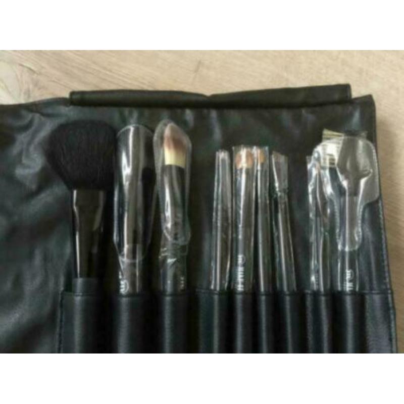 9 delige penselen set in etui - Make - up studio