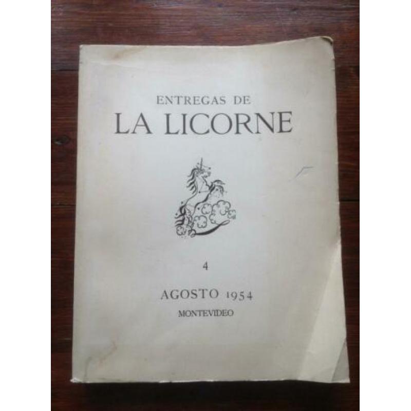 Soca "Entregas de la Licorne" no. 4 Agosto 1954 Montevideo