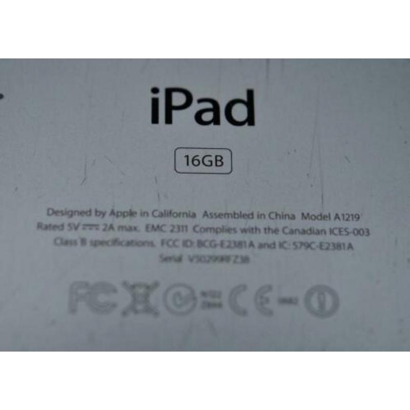 DEFECTE iPad 2 16GB Wifi