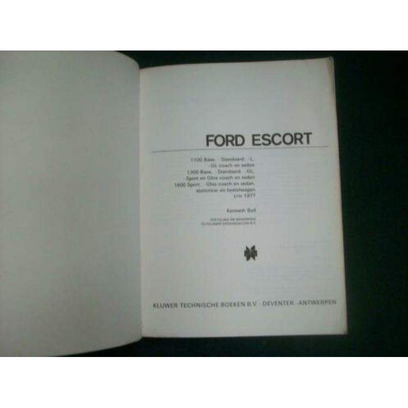 Ford escort leer m kennen boek 102-4926