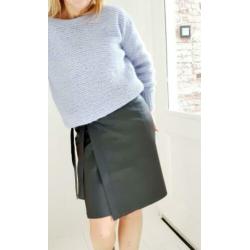 ? SELECTED FEMME ? | Zacht leren zwarte rok - als nieuw!! 38
