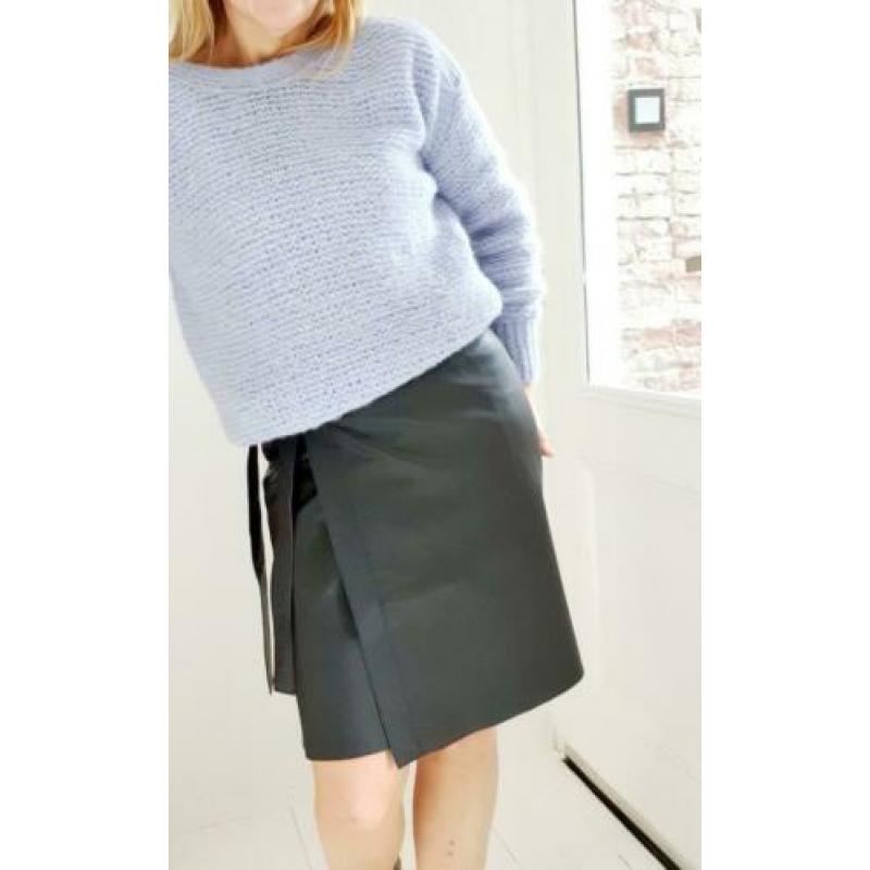 ? SELECTED FEMME ? | Zacht leren zwarte rok - als nieuw!! 38