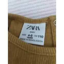 Zara | nieuw | longsleeve oker | mt 110