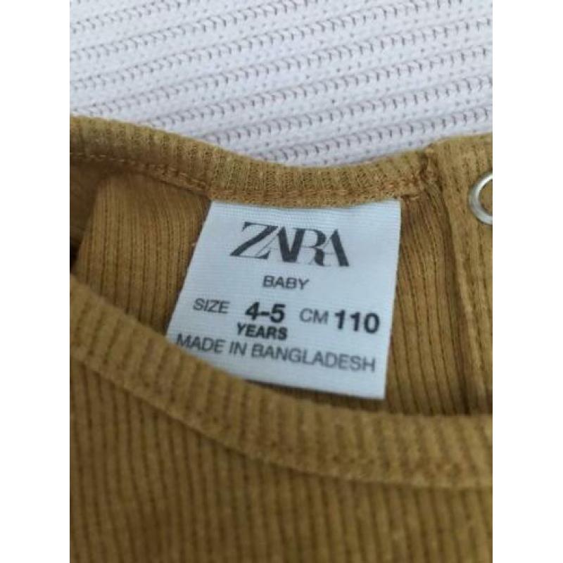 Zara | nieuw | longsleeve oker | mt 110