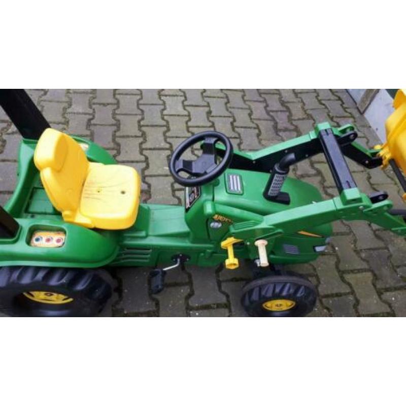 Tractor met kar . Groot model