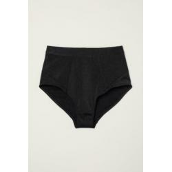 H&M High Waist Bikinibroekje, maat M, zwart, NIEUW