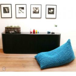 XL gebreide zitzak 100% WOL roze >> van 219,95 voor 168,95!-