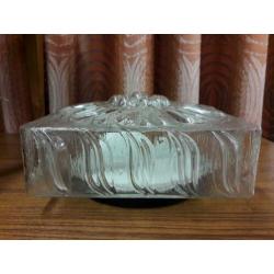 Vintage plafonniere glas retro plafond lamp j 60 wandlamp