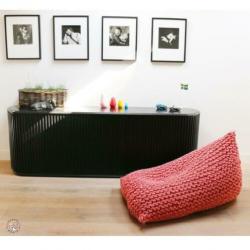 XL gebreide zitzak 100% WOL roze >> van 219,95 voor 168,95!-