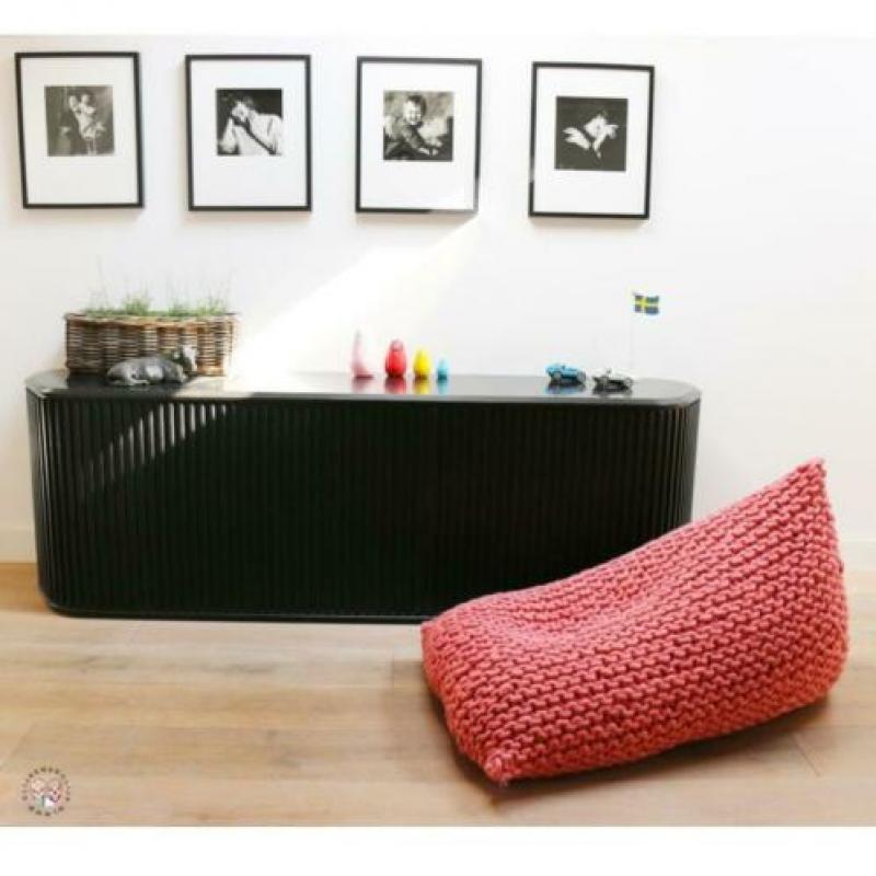 XL gebreide zitzak 100% WOL roze >> van 219,95 voor 168,95!-