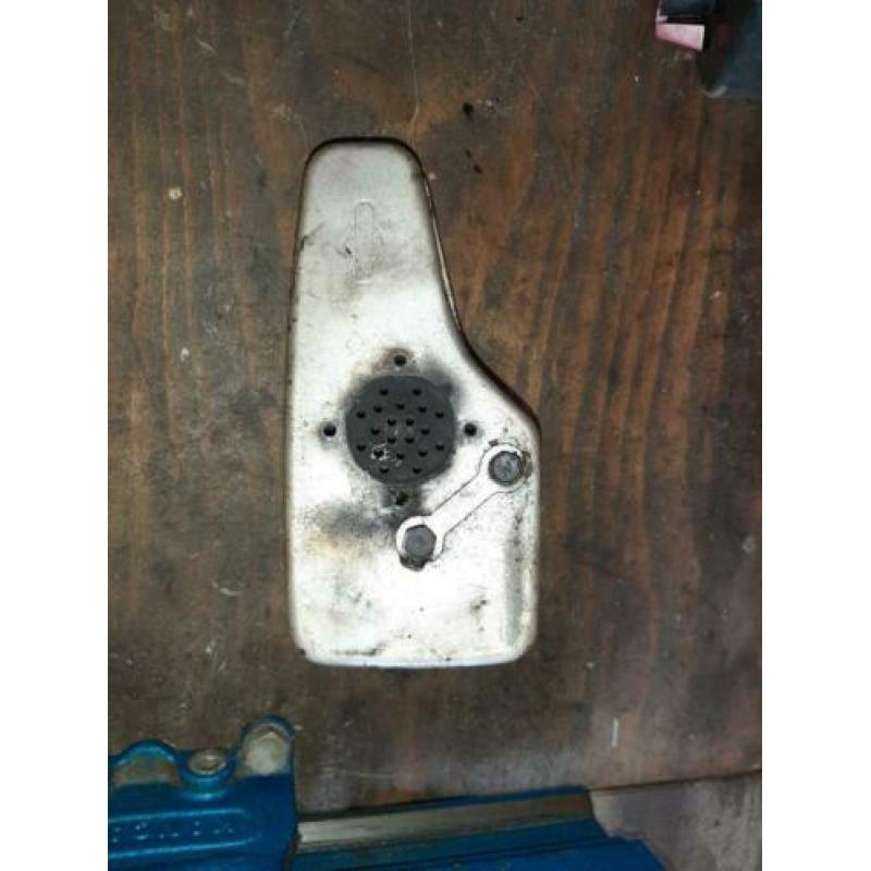 Te koop grasmaaier motor loopt