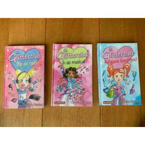 3 boeken van de Glitterclub