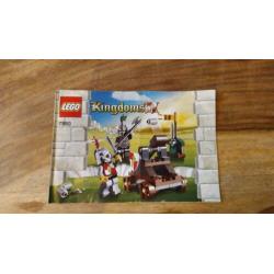 Lego Kingdoms 7950 Katapult (100% compleet)