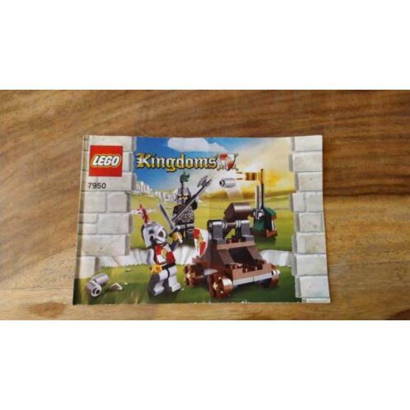 Lego Kingdoms 7950 Katapult (100% compleet)