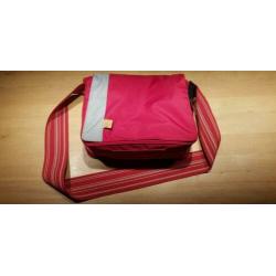 Lässig luiertas messenger bag kleur rood