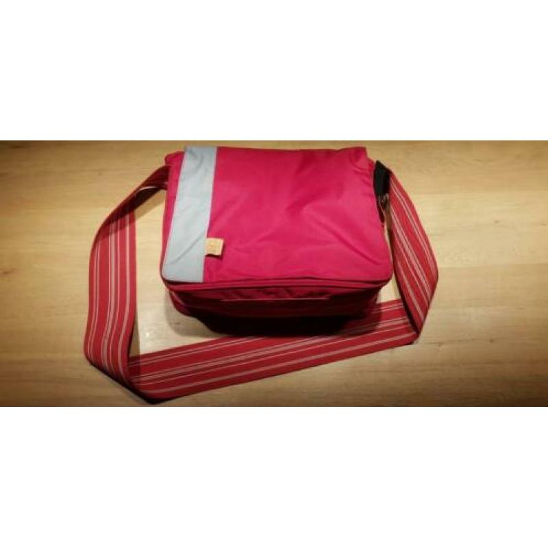 Lässig luiertas messenger bag kleur rood