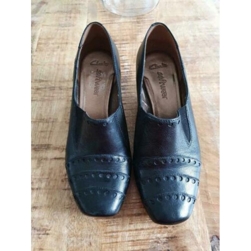 Zwarte clarks pumps maat 4.5