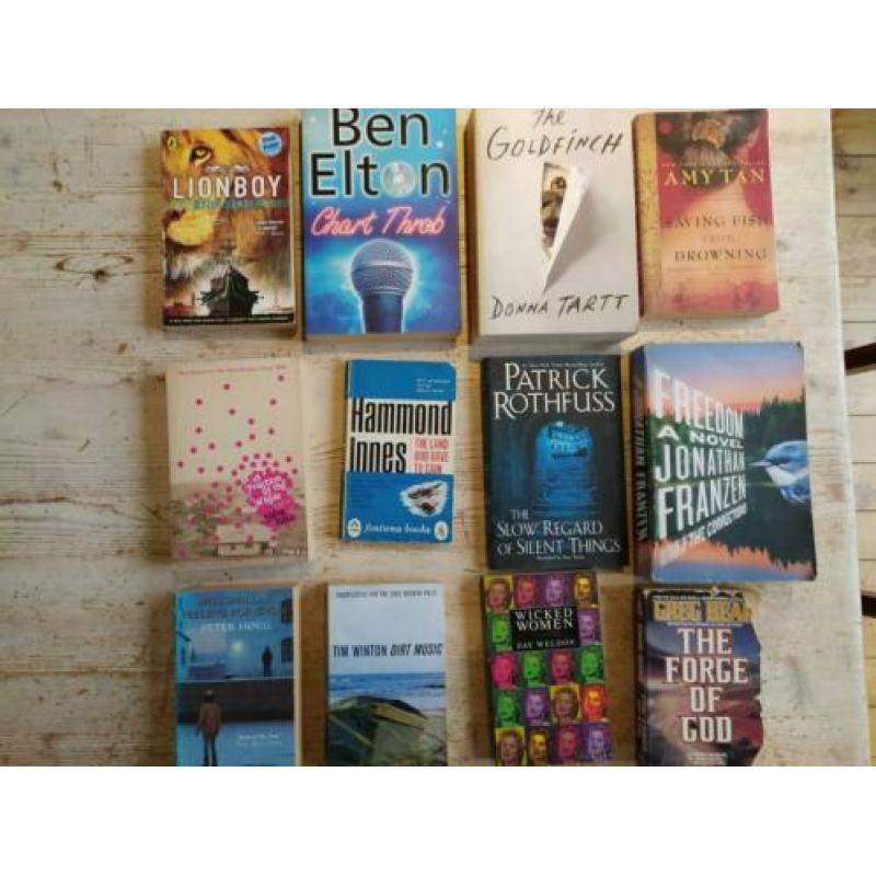 75 Engelstalige romans, o.a McEwan, Franzen, Tartt, Burton
