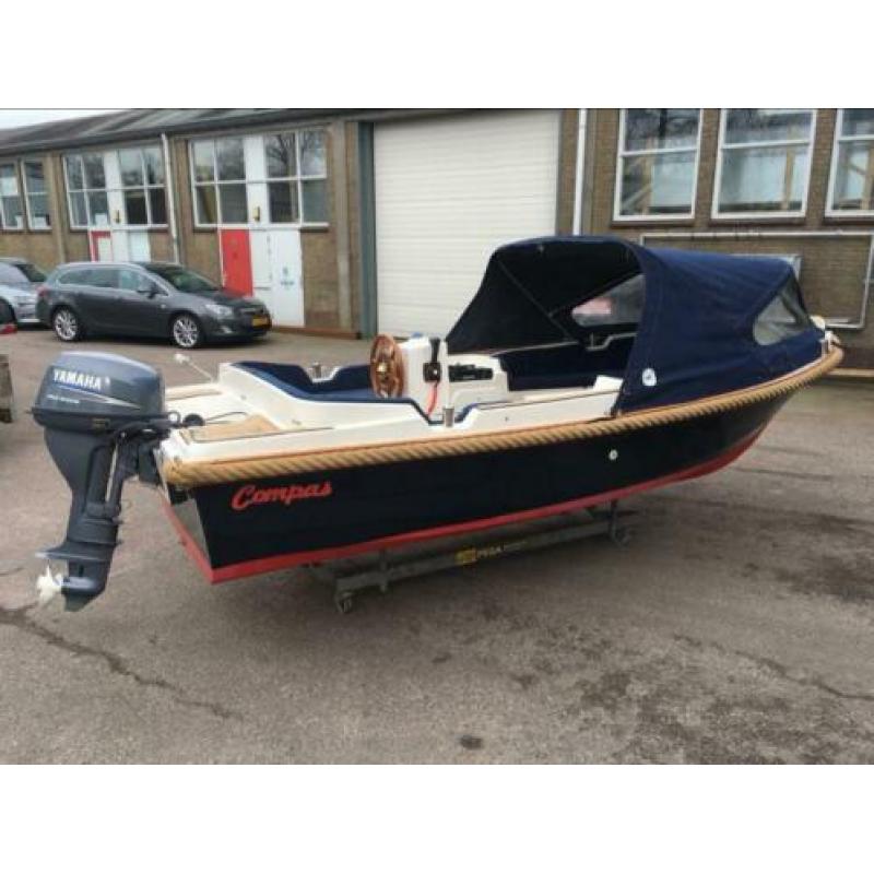 Compas 470 Sloep Yamaha 15PK Elek Viertakt Bj2006