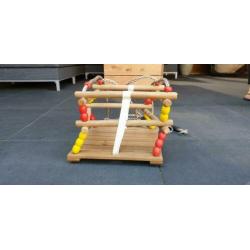 Houten spiegel