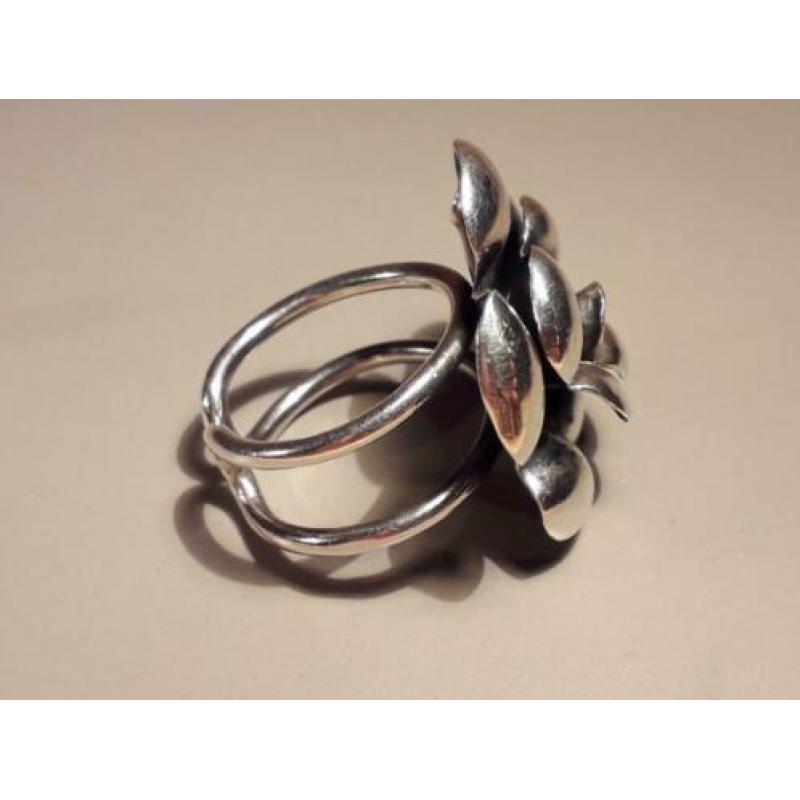 Zilveren Ring Roos Ring Sterling Ring.