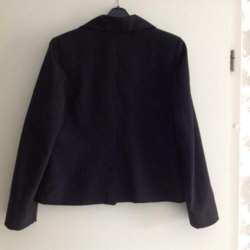 Zwarte jasje/ colbert,gevoerd,mt.40,made in Italy