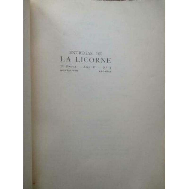 Soca "Entregas de la Licorne" no. 4 Agosto 1954 Montevideo