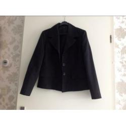 Zwarte jasje/ colbert,gevoerd,mt.40,made in Italy