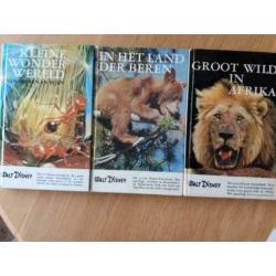 Walt Disney boekjes over de natuur 3 stuks