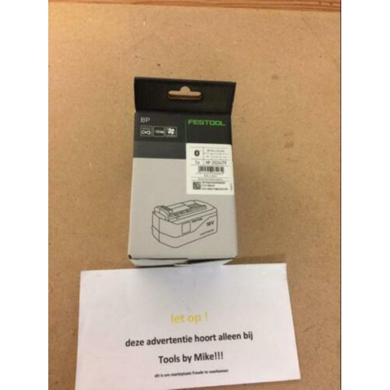 Festool accu 5,2 ah Bluetooth nieuw
