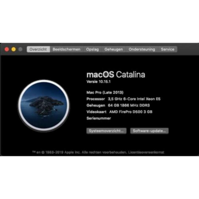 Apple Mac pro late 2013