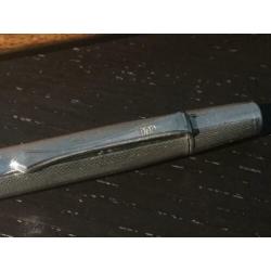Zilveren (900) vintage vulpotlood in houten etui