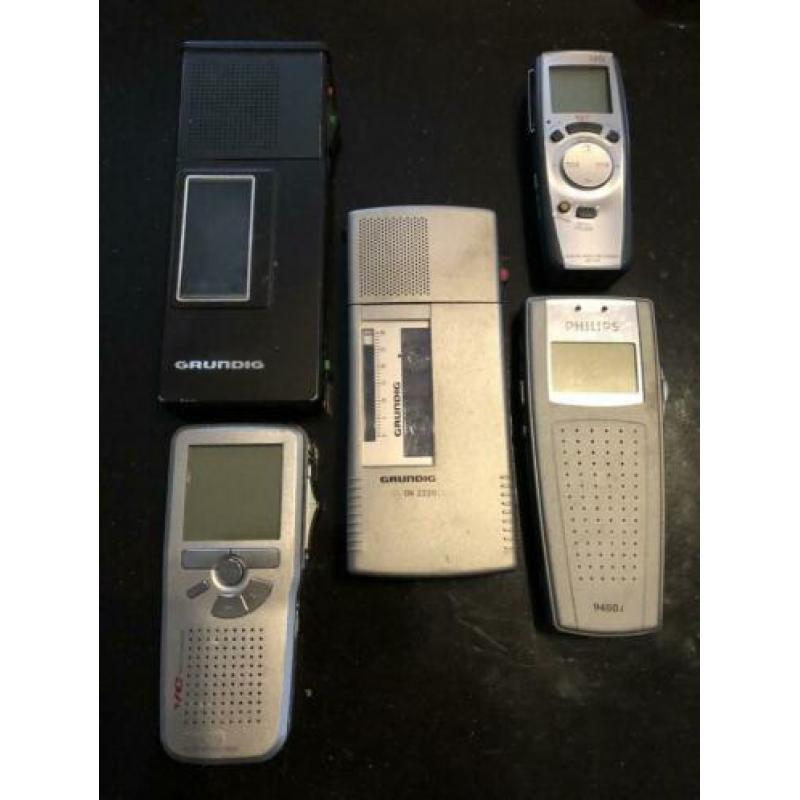 Geluids recorders incl verz kosten