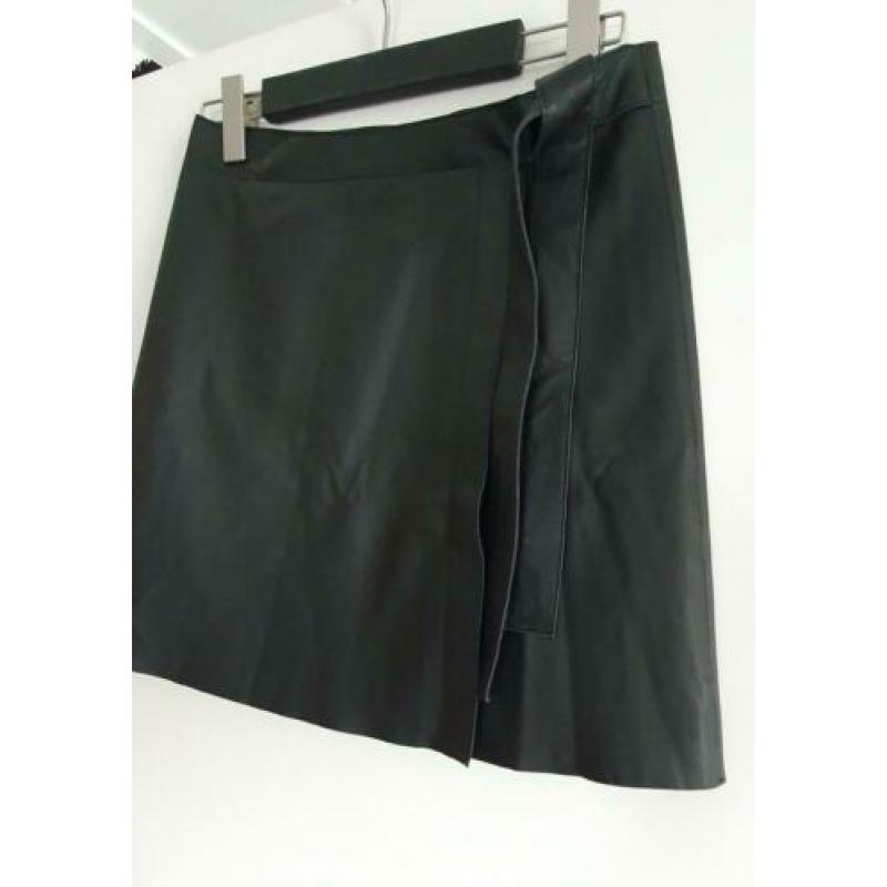 ? SELECTED FEMME ? | Zacht leren zwarte rok - als nieuw!! 38