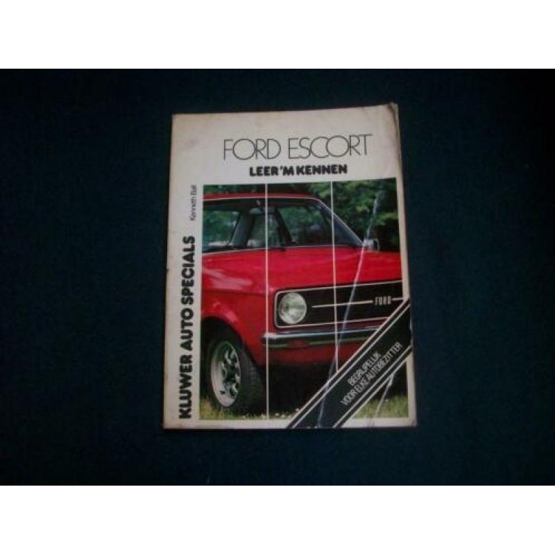 Ford escort leer m kennen boek 102-4926