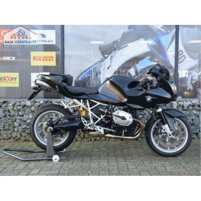 BMW R1200S 2006. Zard uitlaat, &Ouml;hlins