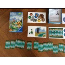 Avontuur bij de Dino rivier bordspel van Disney Pixar.