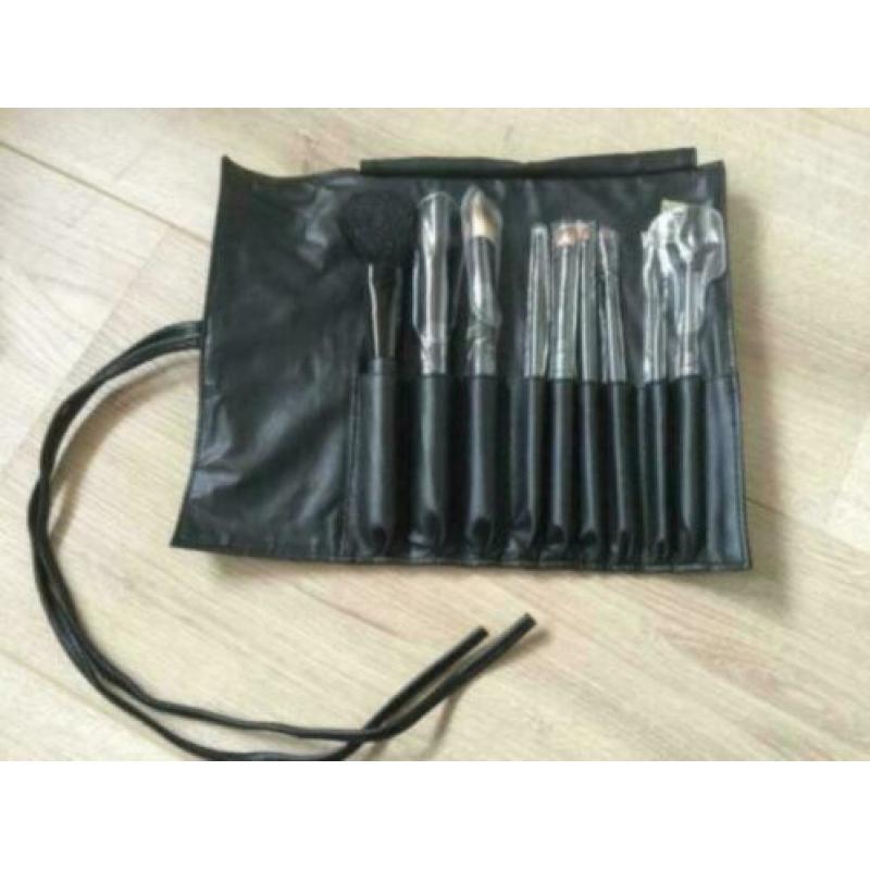9 delige penselen set in etui - Make - up studio